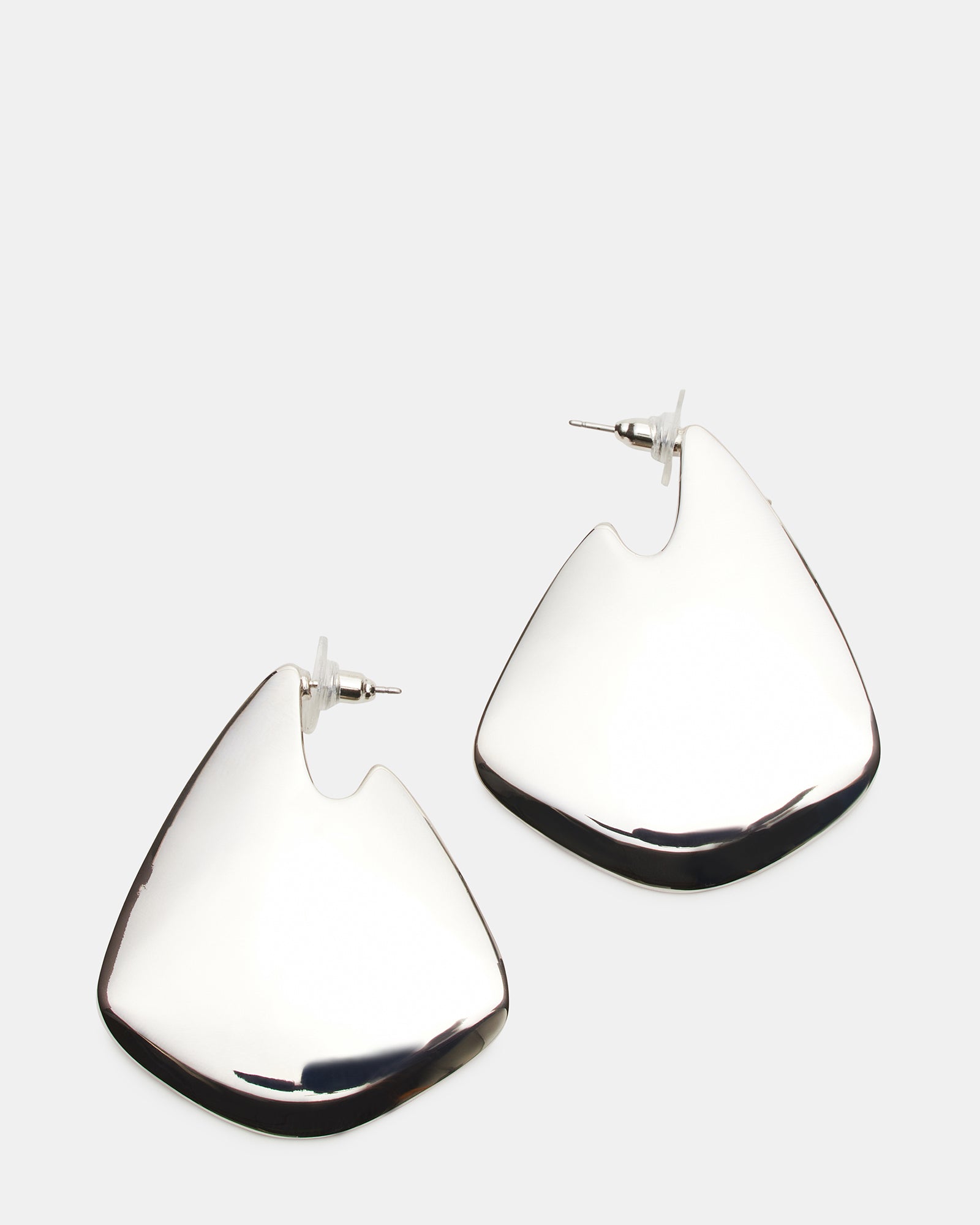 GEOMETRIC EARRINGS SILVER