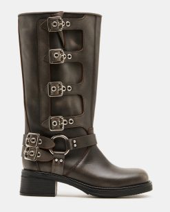 ROCKY BROWN DISTRESSED WIDE CALF