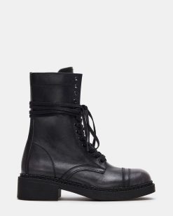 CRIMSON BLACK DISTRESSED