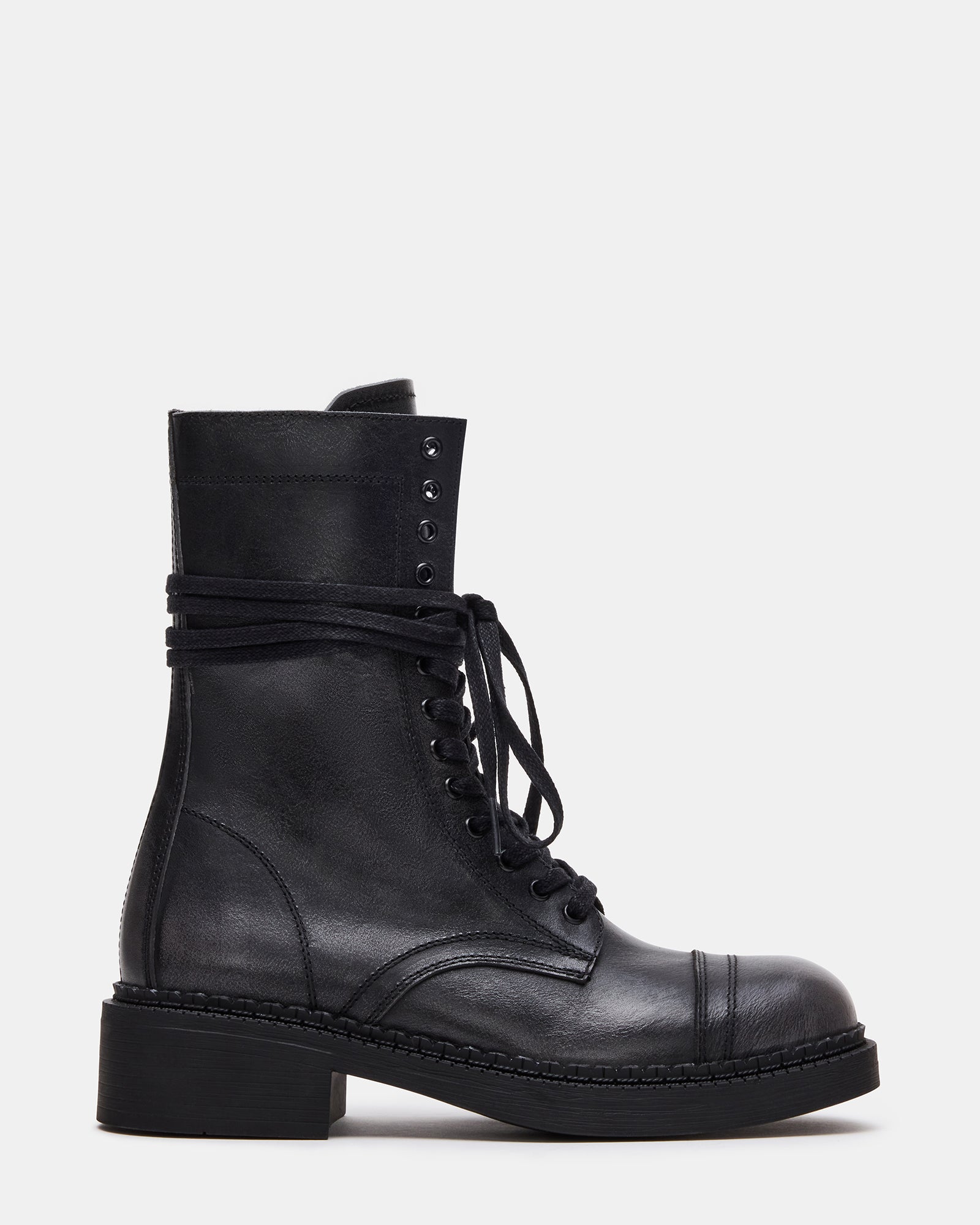 CRIMSON BLACK DISTRESSED