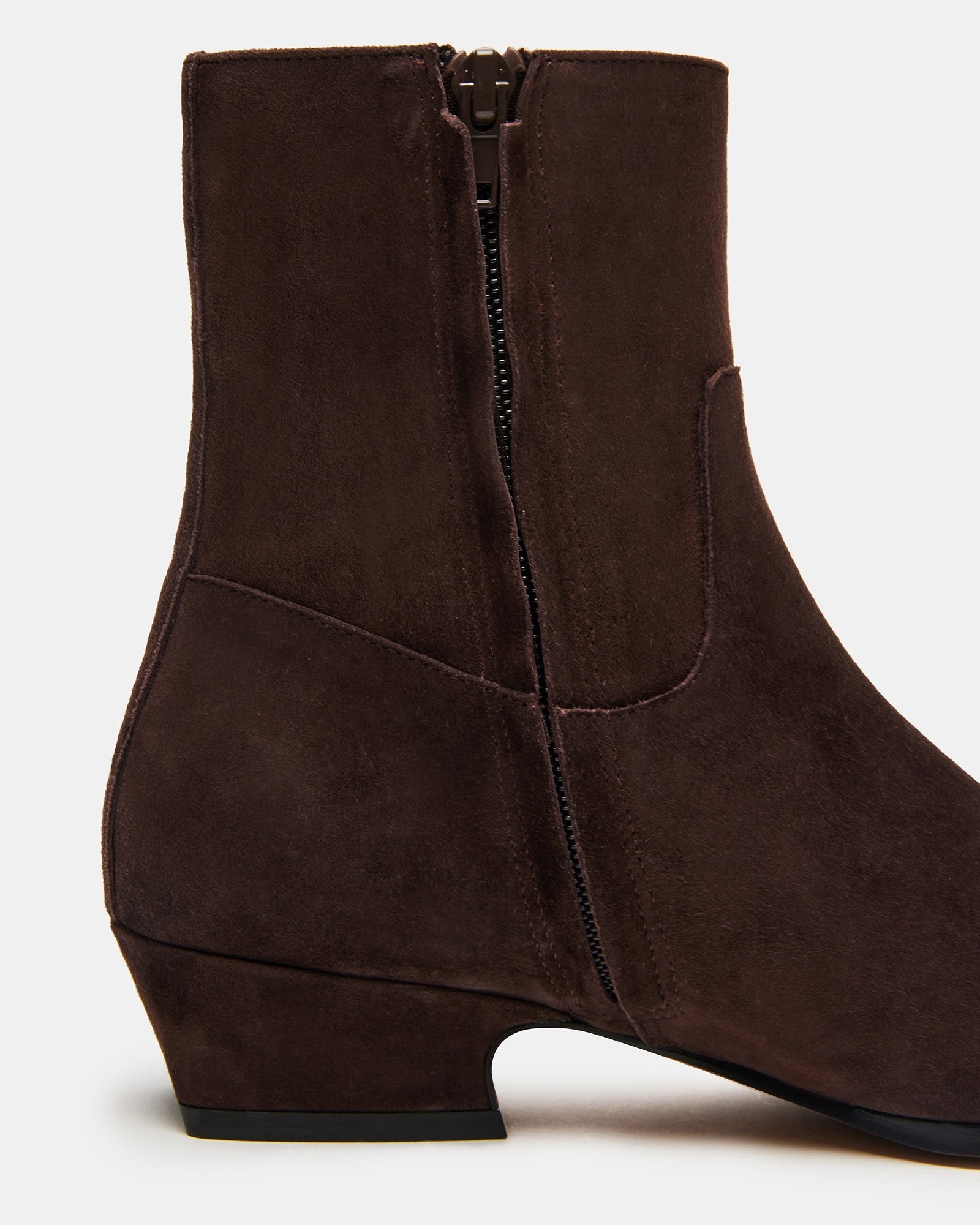 DUSTY CHOCOLATE BROWN SUEDE - Image 4
