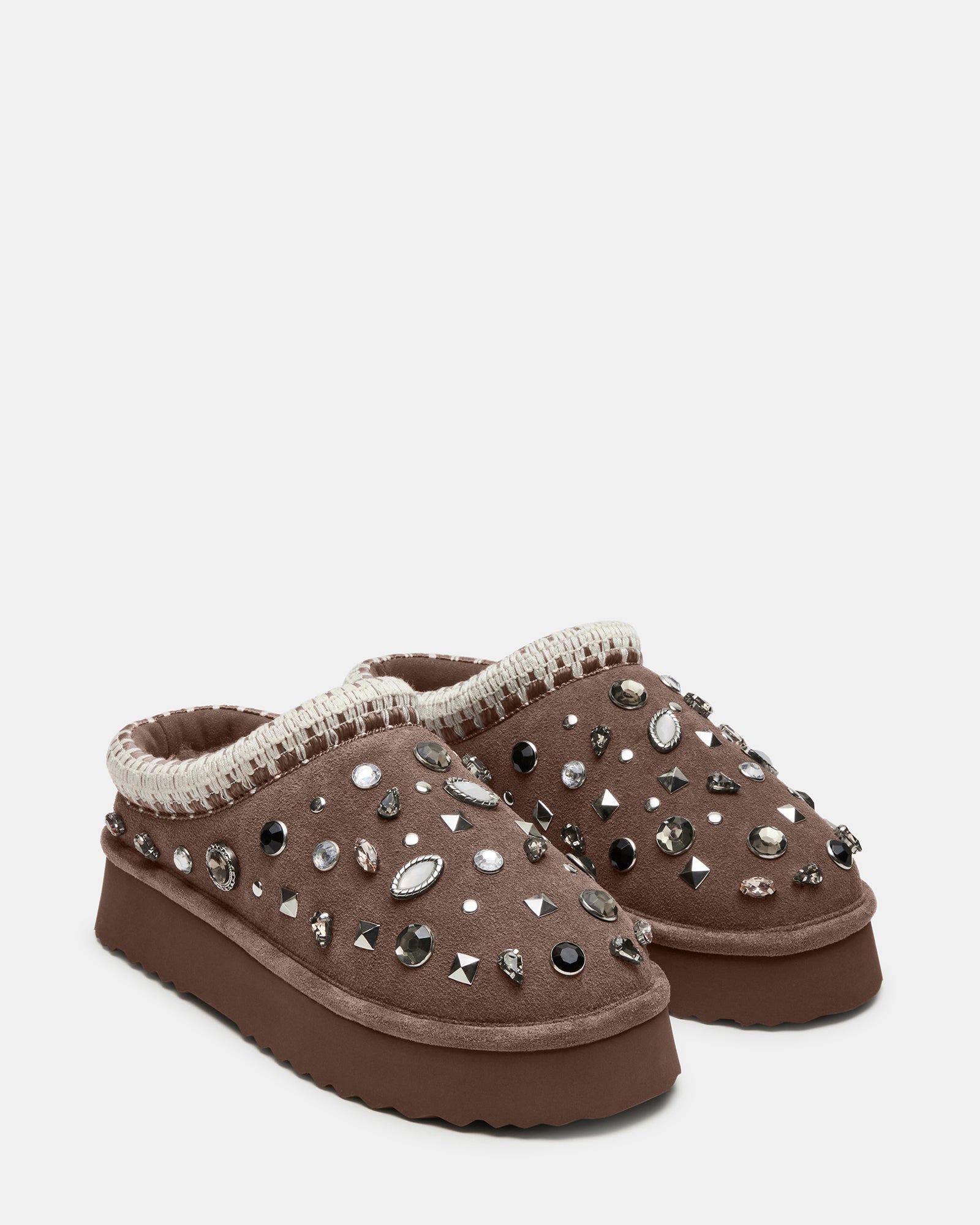 SELENA GREY SUEDE RHINESTONES - Image 3