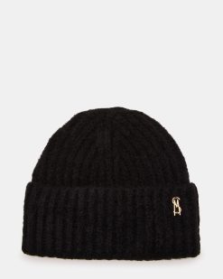 LOGO BEANIE BLACK