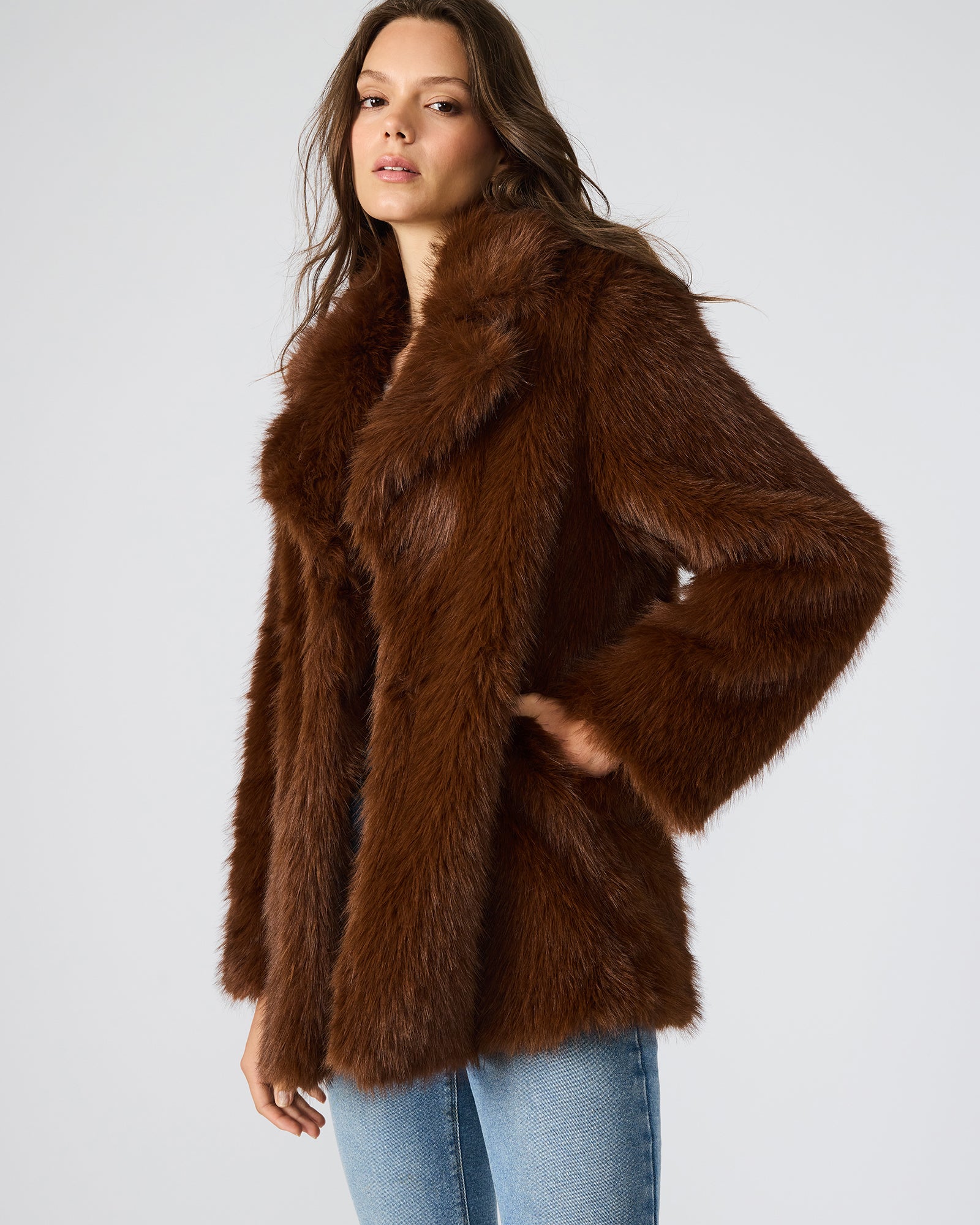 KINDRA COAT BROWN - Image 8