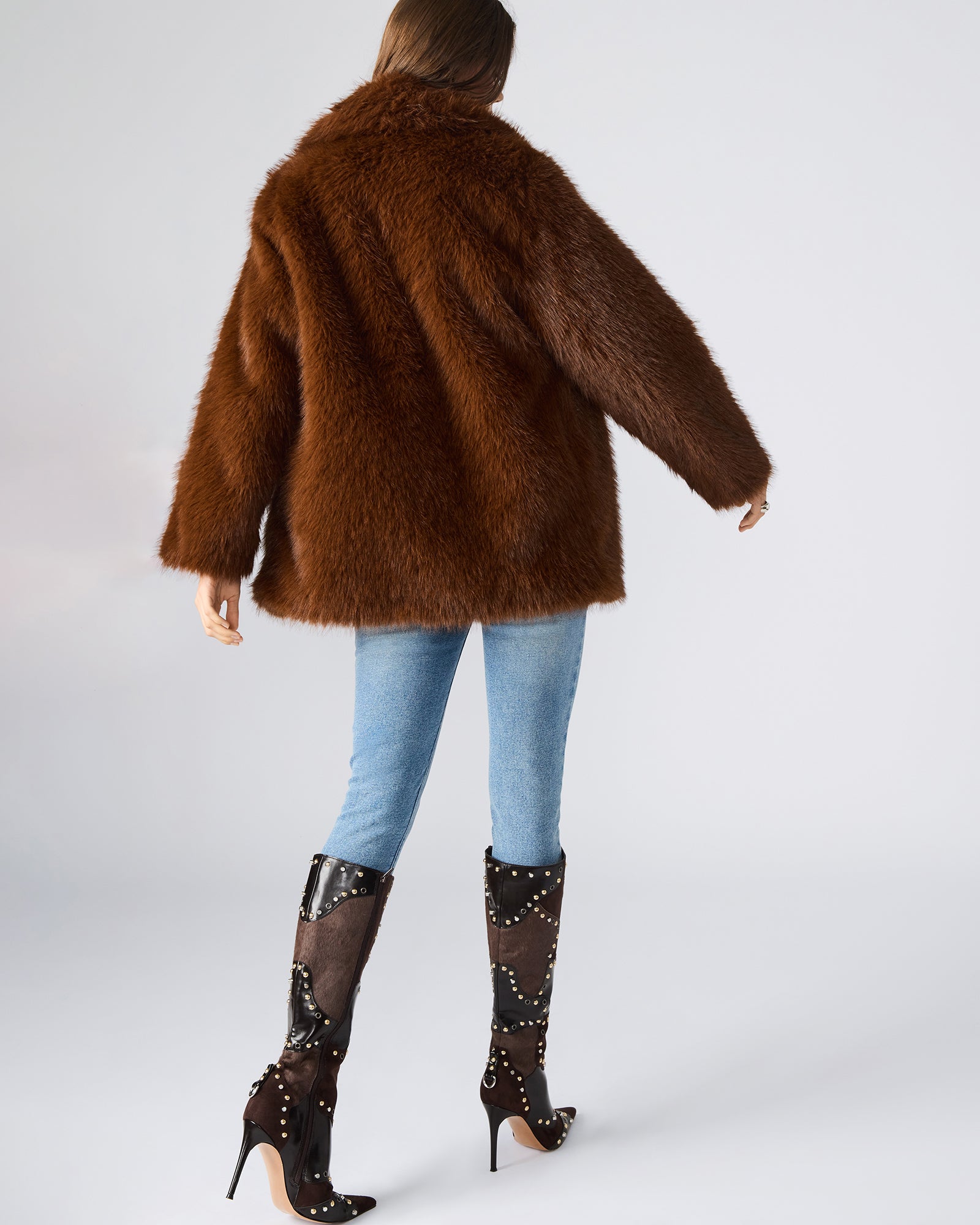 KINDRA COAT BROWN - Image 9