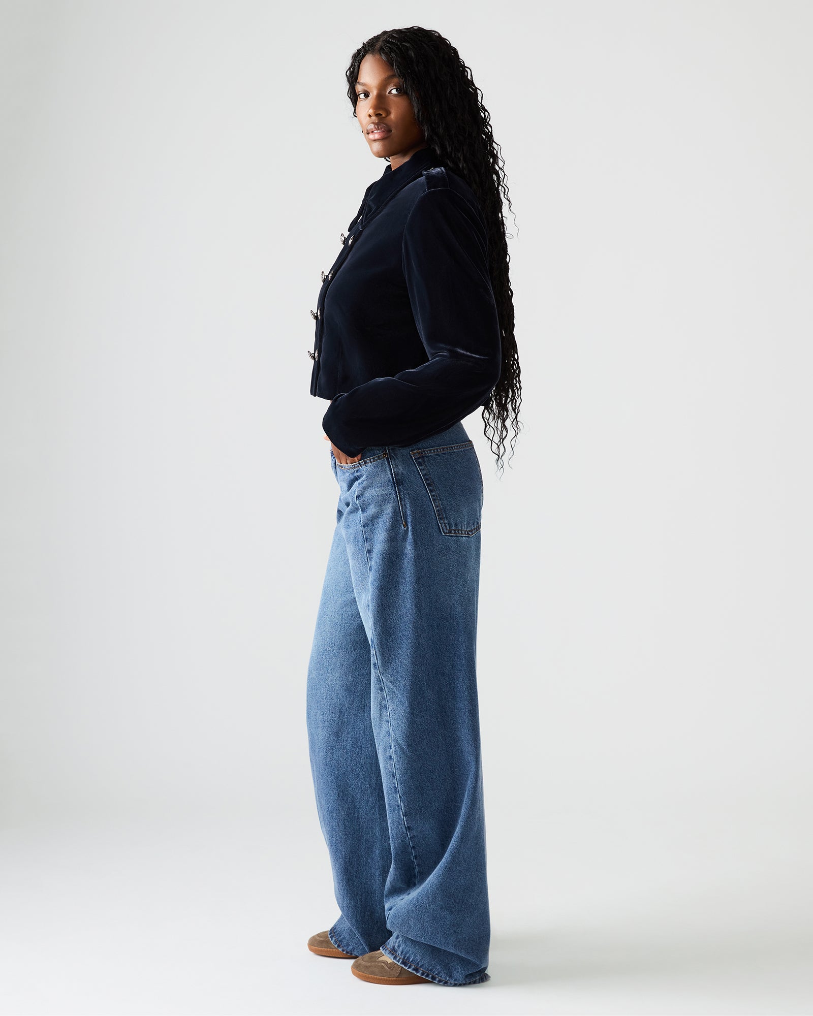 TONIA BLAZER INDIGO HAZE - Image 4