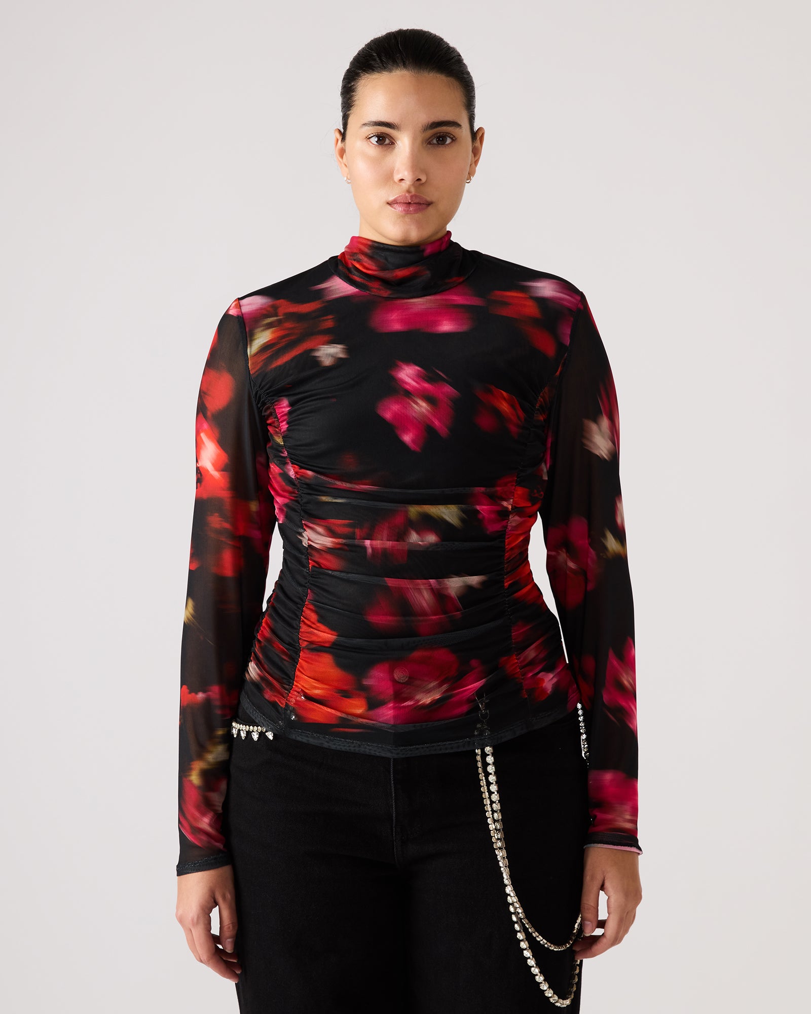 TAYLORE TOP BLURRY FLORAL - Image 2