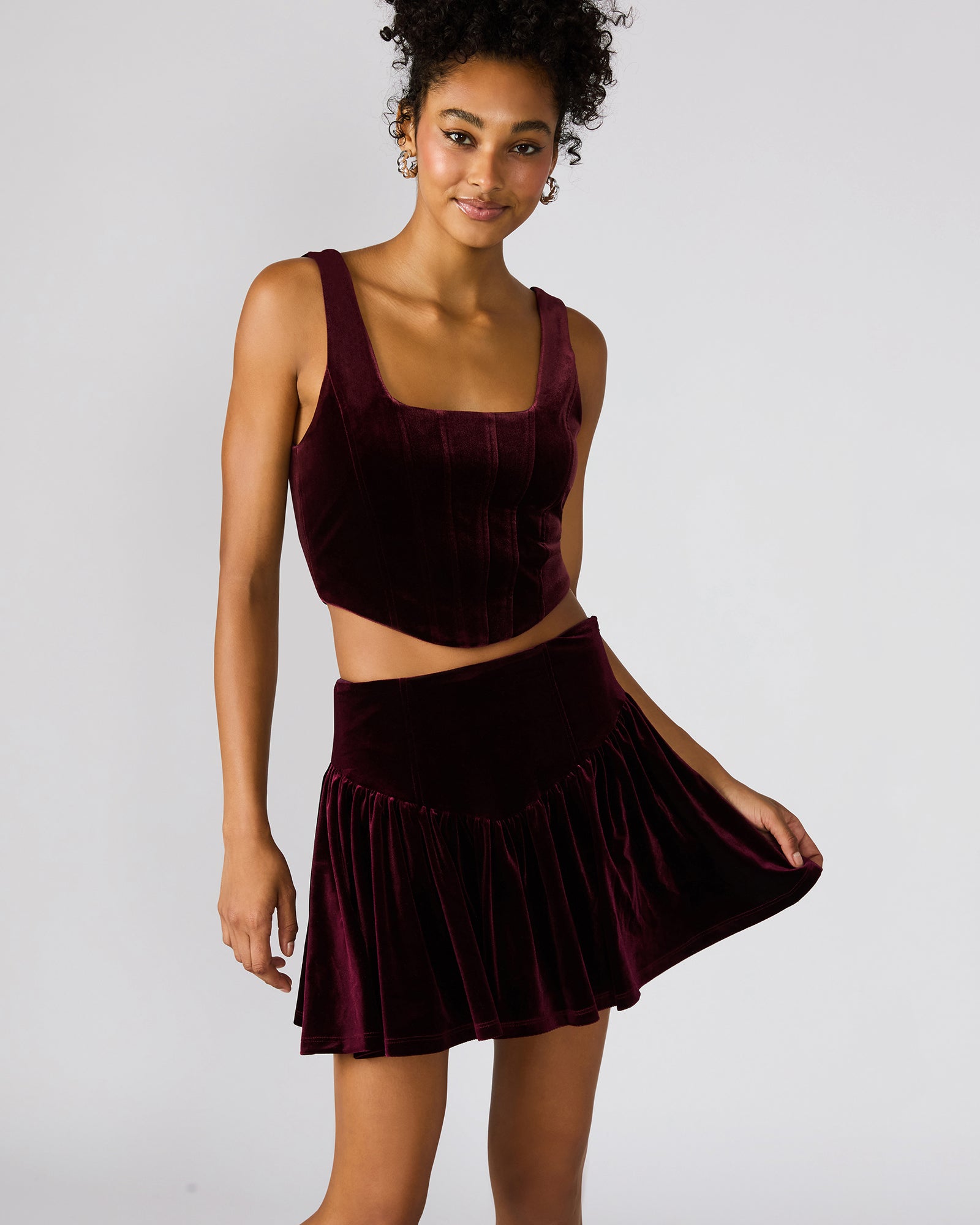 JAYLA SKIRT WINE - Image 5