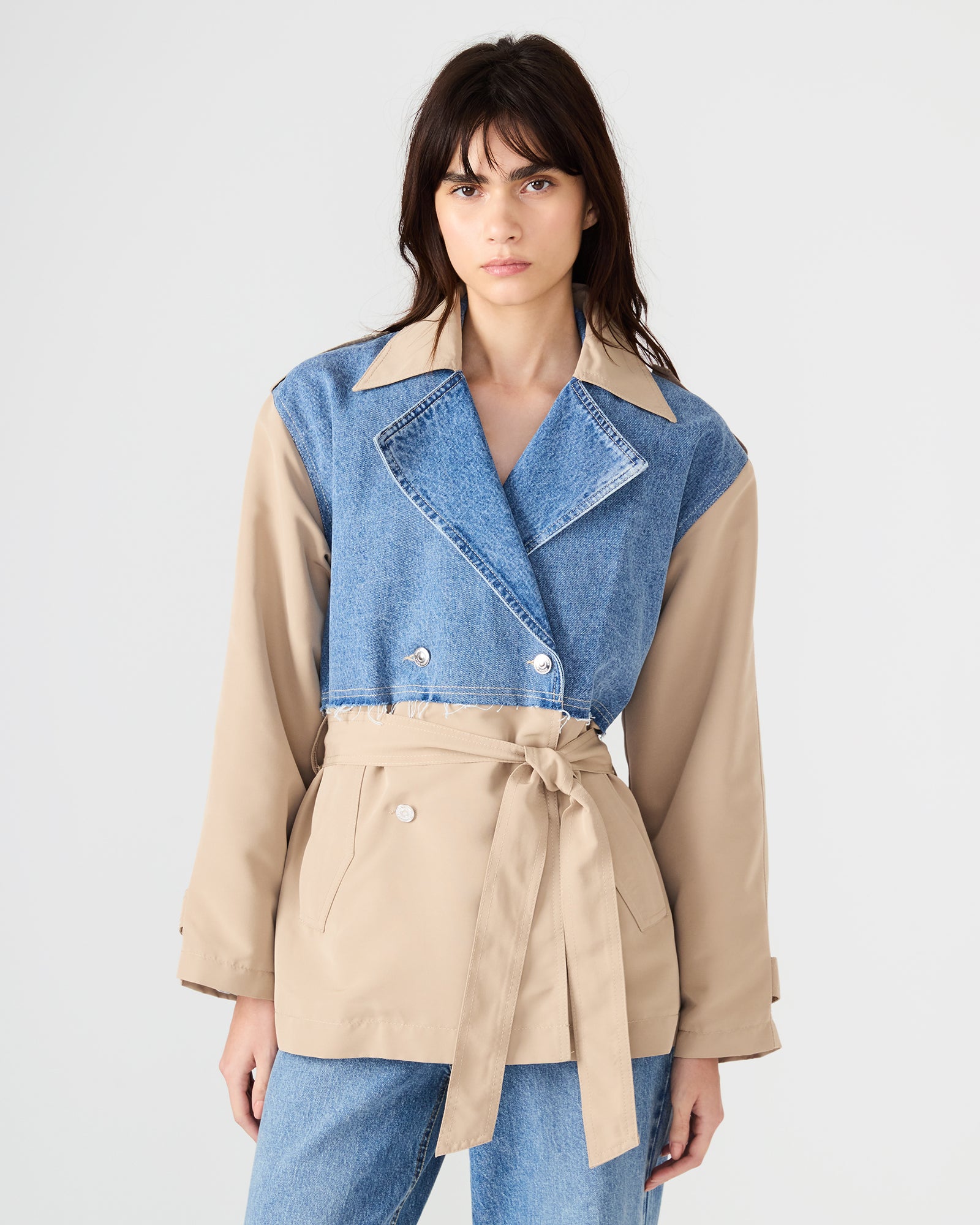 SHYLA COAT DENIM MULTI - Image 2