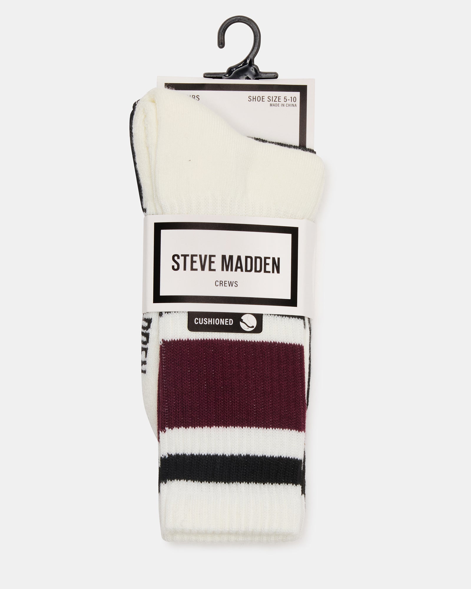 IVY 2 PACK STRIPE ATHLEISURE SOCKS CHERRY - Image 3