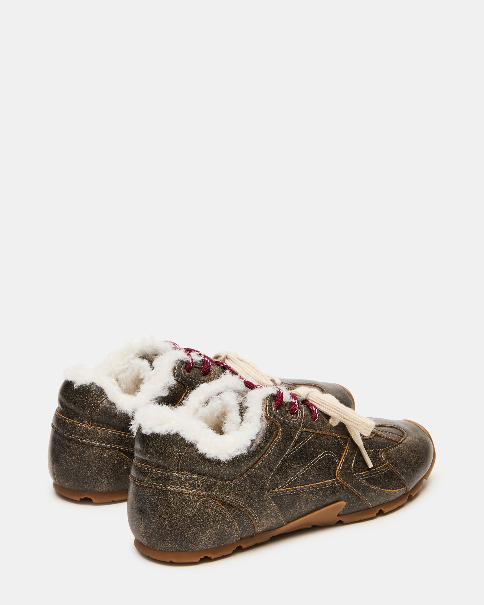 AZIEL FAUX FUR BROWN DISTRESSED - Image 5