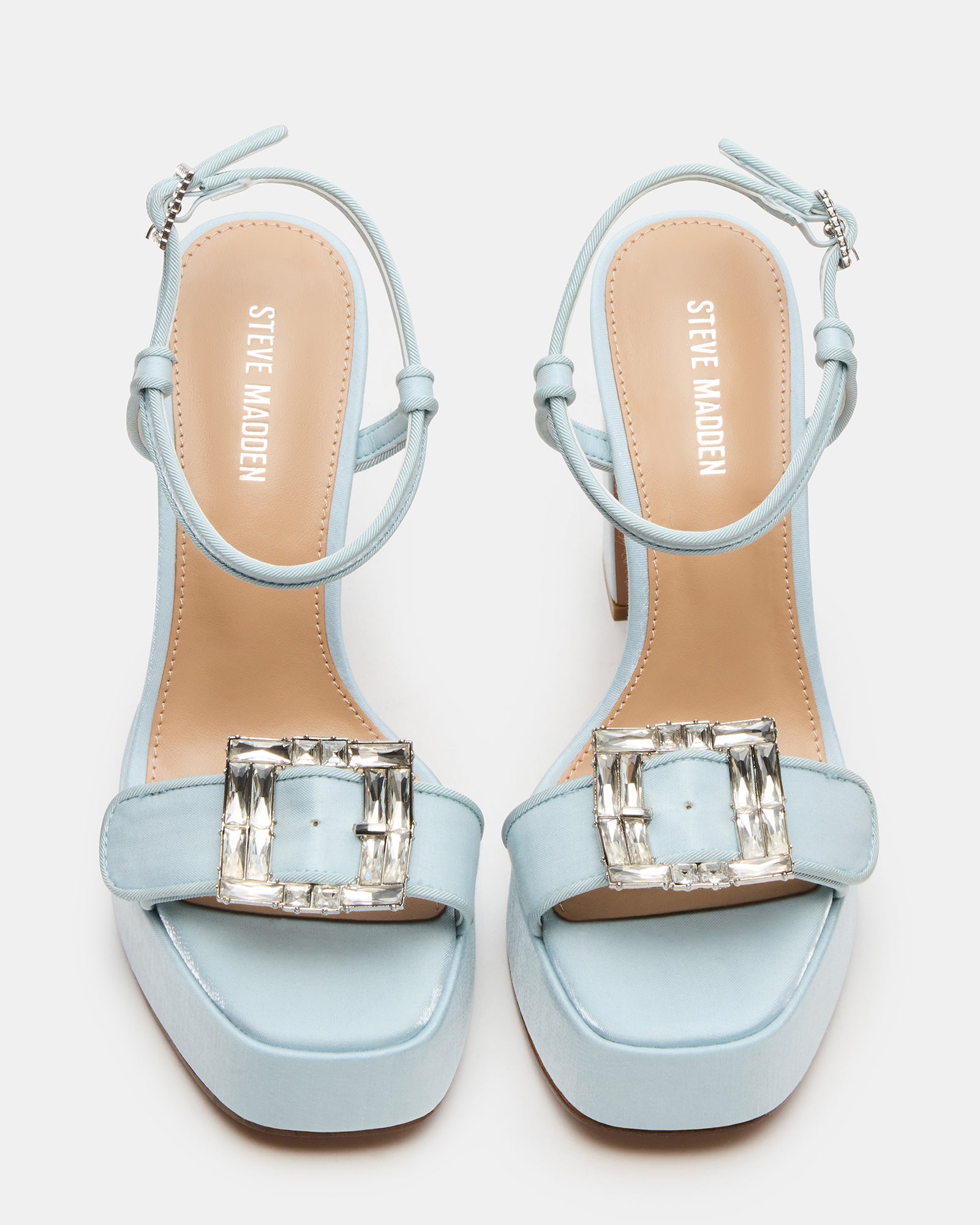 LIANDRA BUCKLE BLUE SATIN - Image 4