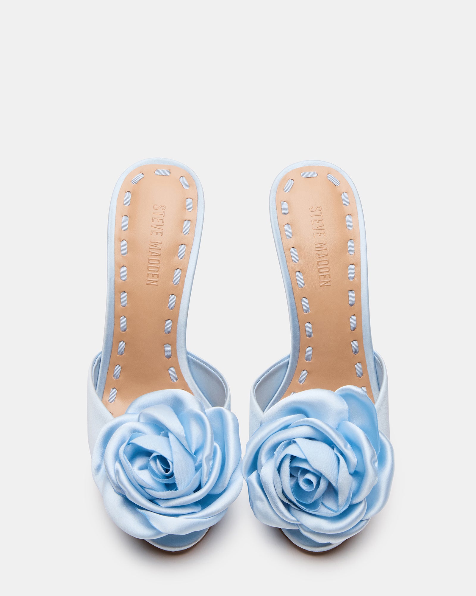 PRIYA FLOWER BLUE SATIN - Image 5