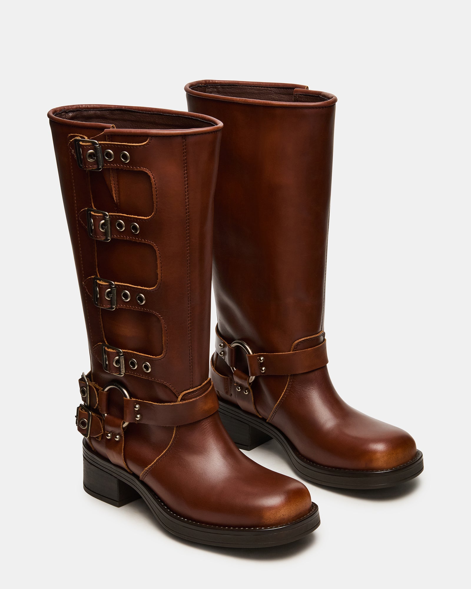 ROCKY COGNAC DISTRESSED WIDE CALF - Image 2