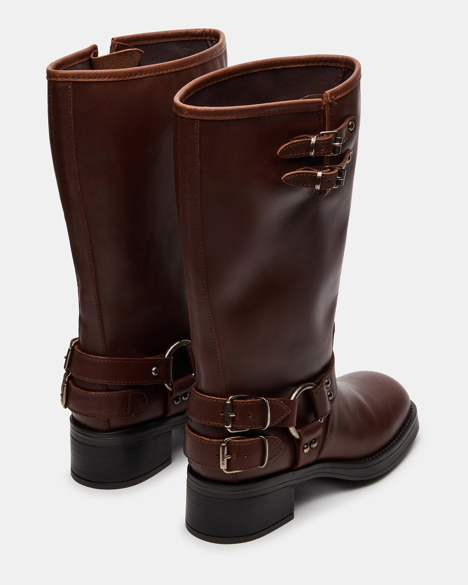 ASTOR BROWN LEATHER WIDE CALF - Image 5