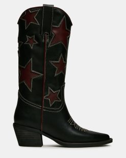 ALBANY STAR BLACK RED