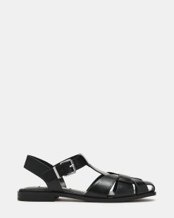 FISK BLACK LEATHER
